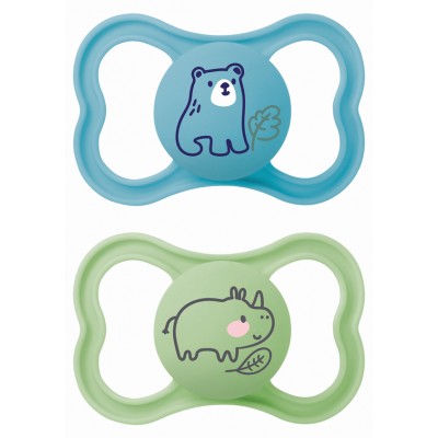 Mam Πιπίλα Air Σιλικόνης 16+ Μηνών – 2 Τεμάχια | Εξαιρετικά Αεριζόμενη & Ορθοδοντική