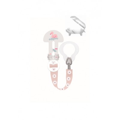 MAM Clip it! & Cover Girl 0+ Μηνών – Κλιπ & Καπάκι για Πιπίλα με Στυλ και Υγιεινή Προστασία