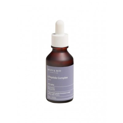 Mary & May 6 Peptide Complex Serum 30ml – Ορός Αντιγήρανσης με 6 Πεπτίδια για Σφριγηλή & Ενυδατωμένη Επιδερμίδα