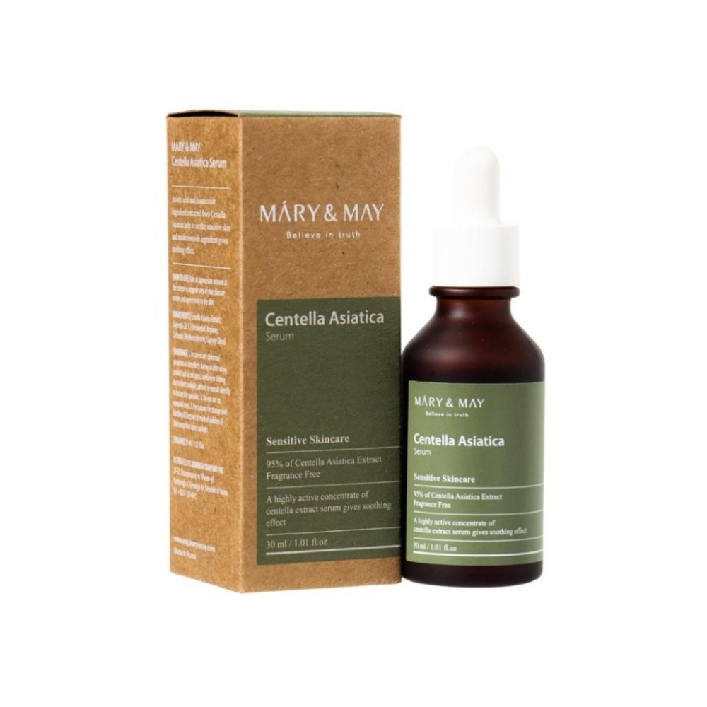 Mary & May Centella Asiatica Serum 30ml – Καταπραϋντικός Ορός με 95% Εκχύλισμα CICA για Ευαίσθητες Επιδερμίδες Καλλυντικά